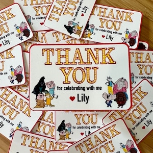 Sing 2 Themed Thank You Personalized Stickers | Favor Stickers | Favor Tags