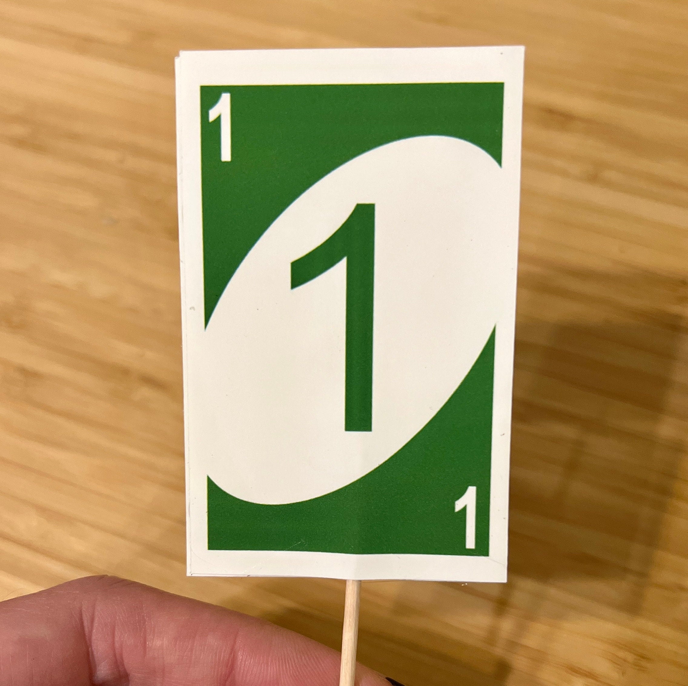 UNO Card Game Themed Cupcake Toppers - Etsy