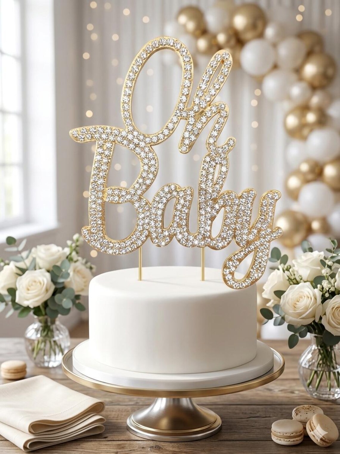 Gold Rhinestone 