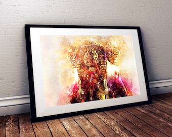 Final Fantasy X/XIV: Yojimbo Watercolour Art | Print | Poster | Wall Art | Digital Art | Gaming | UK