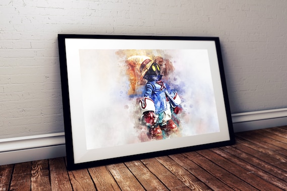Buy Final Fantasy IX: Vivi Watercolour Art | Print | Poster | Wall