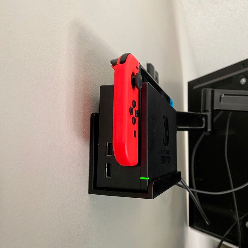 Slim Nintendo Switch Dock Wall Mount Etsy