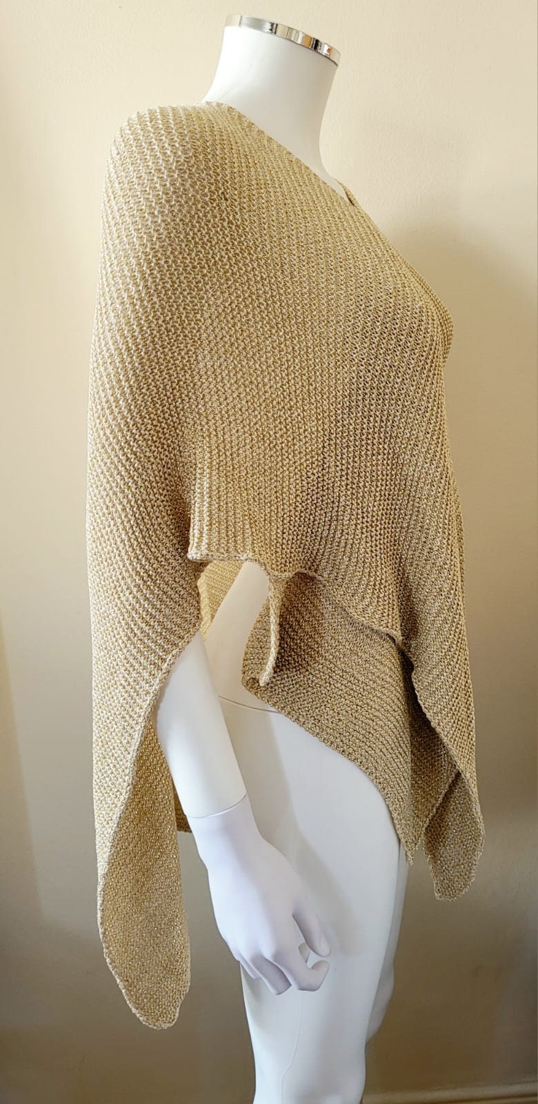 Women's Gold Scarf Oversized Knitted Scarvesf for Your Evenings Luxury Winter Scarf /sparkling