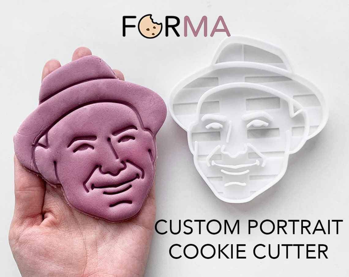 Custom Portrait Cookie Cutter Personalised Cookie Cutter Etsy UK