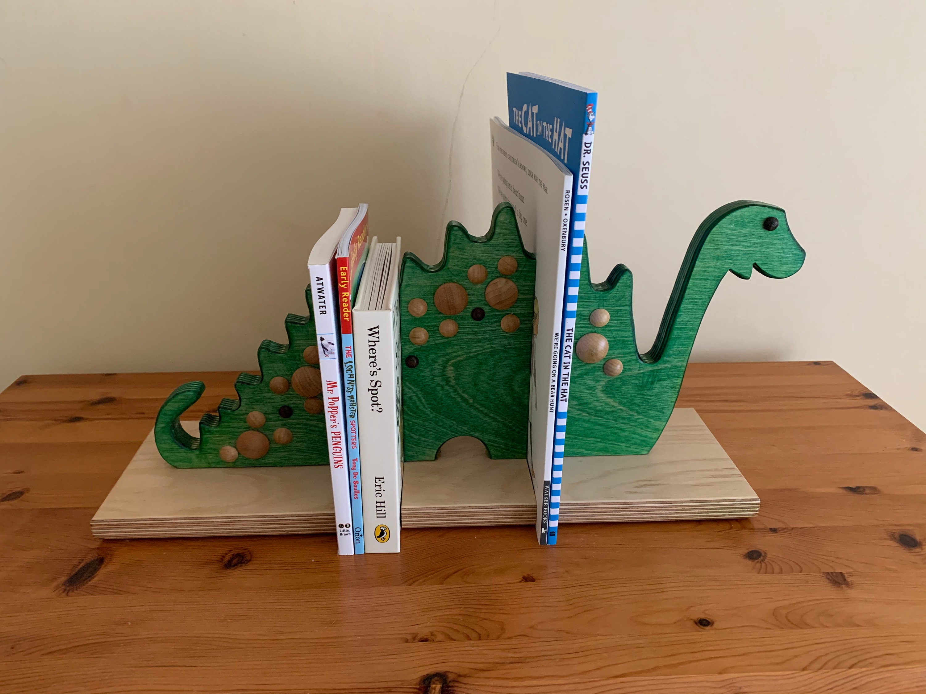 Dinosaur Bookends Etsy