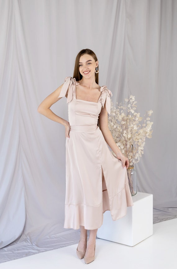strapless open back dress Tallulah main image 0