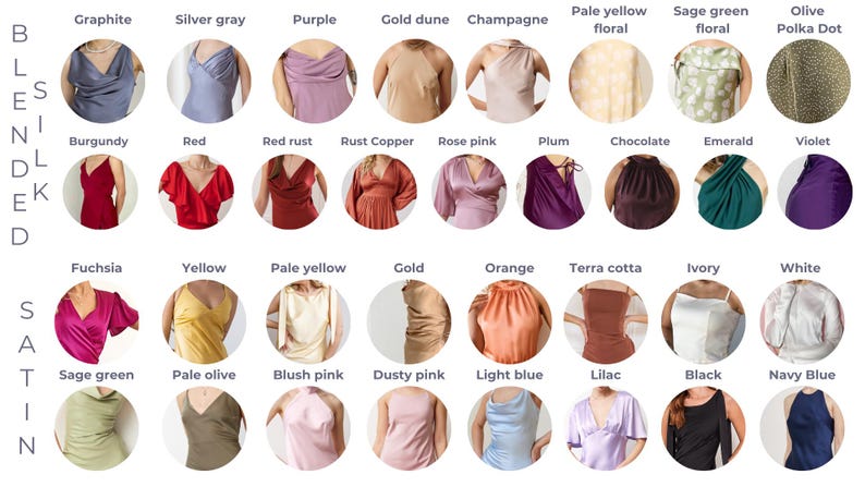 Bridesmaid dress Mix match bridesmaids Mismath pastel bridesmaids Satin dresses formal Maid gown Blush dresses Semi formal wear Emily dress image 6