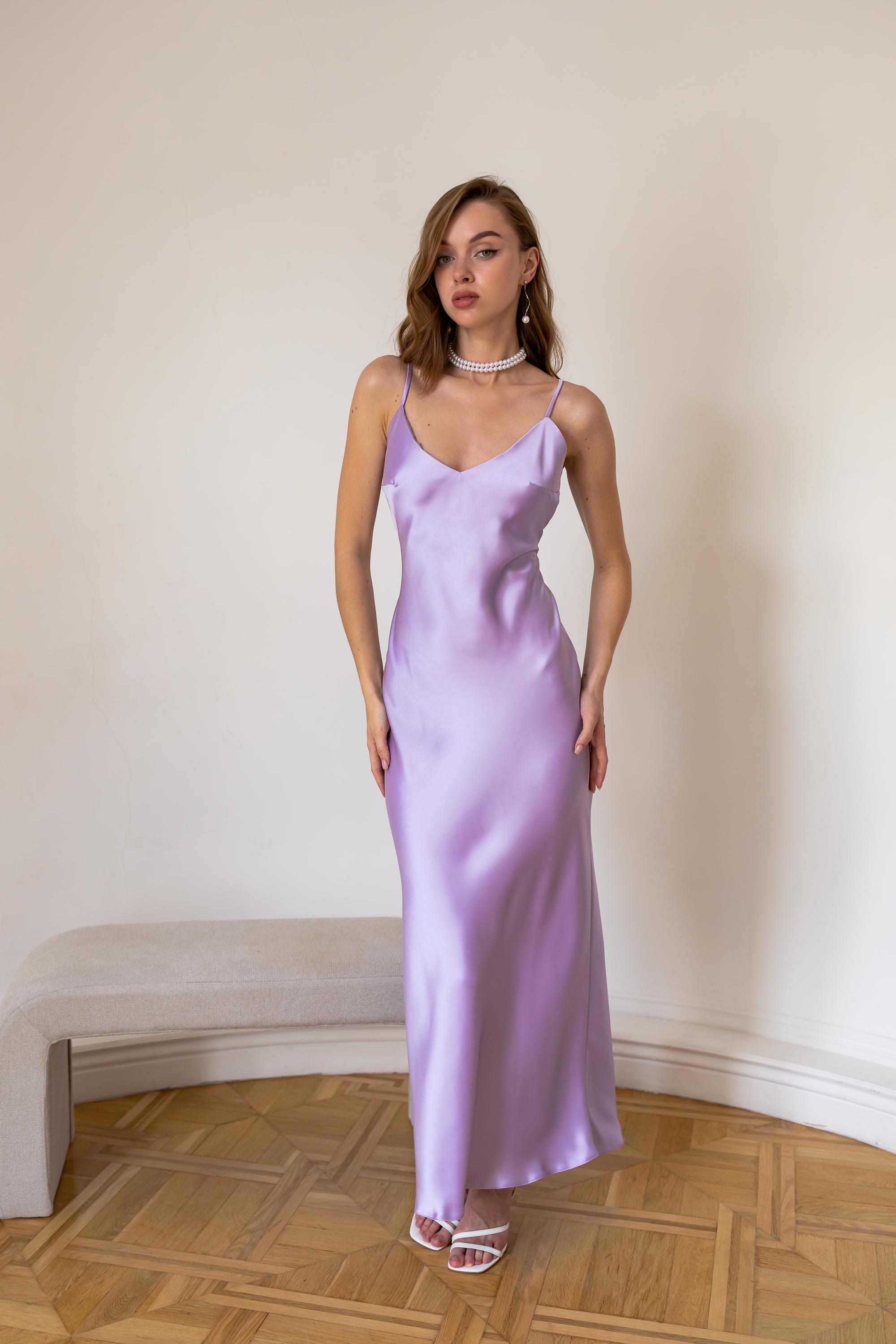 Plum dress Satin dresses slip Coctail violet dress Plum bridesmaid dress Backless wedding guest dress Prom gown Lisa dress