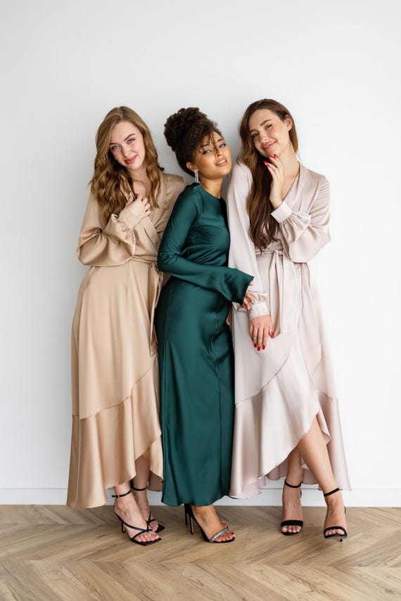 green emerald velvet dress Plus Size Glamorous Sequin Ruffle Sleeve Maxi Formal Evening Dress main image 0