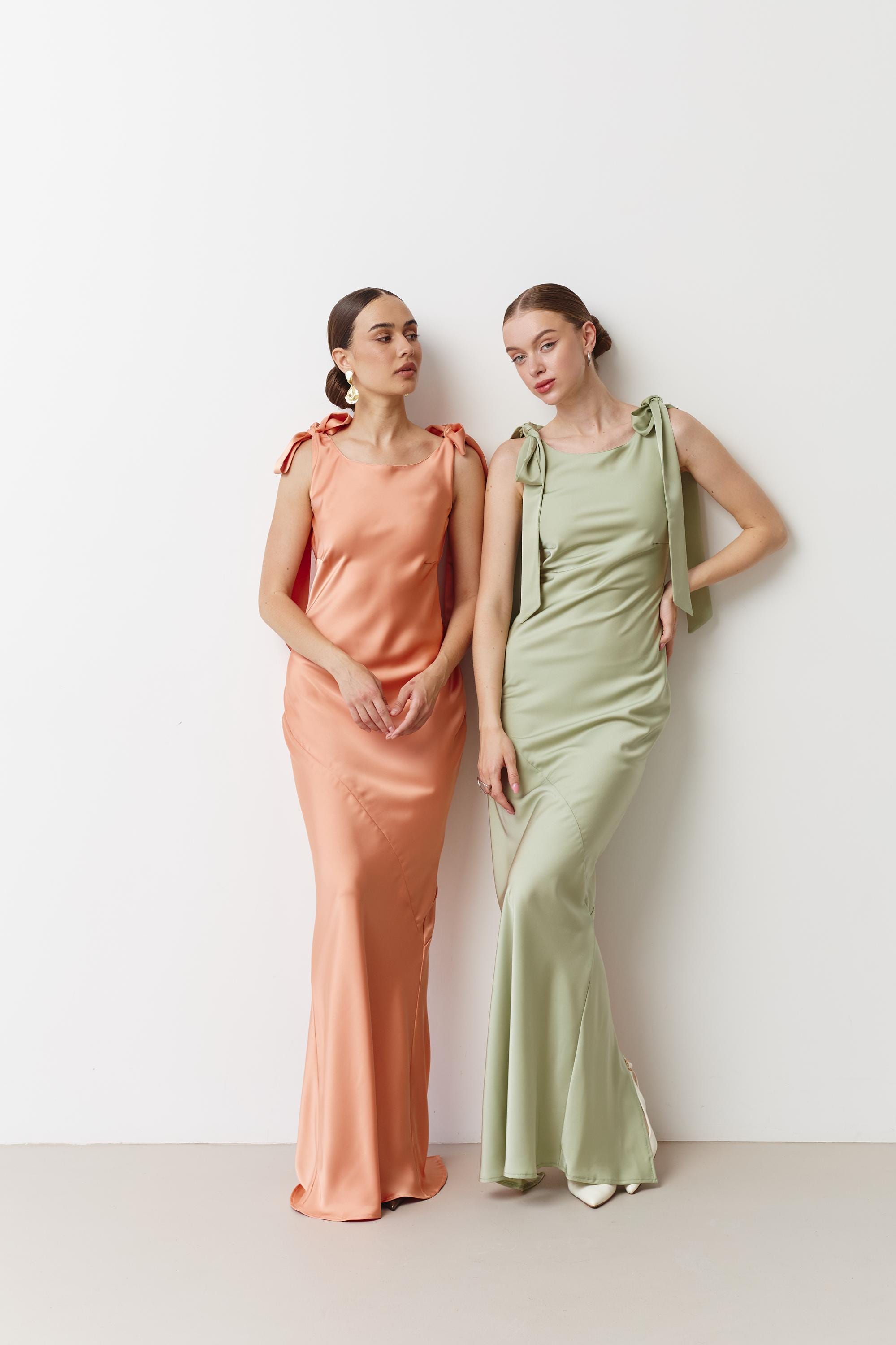 Sage Green Floor Length Dress - Etsy