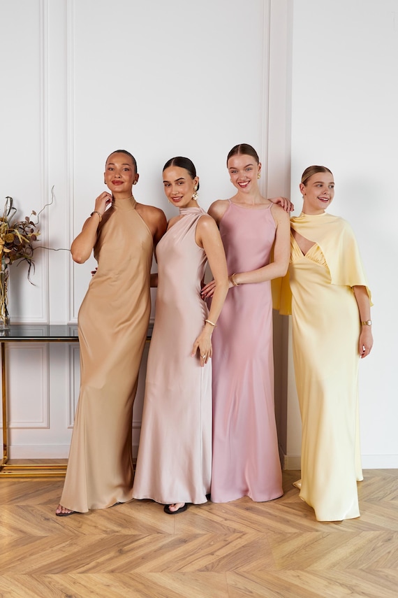 Maxi Gown Dusty Pink Long Dress Satin Bridesmaid Dress Brautjungfernkleid Satin Dress Formal Women Dress Evening Ball Milena Dress - Etsy Maxi Gown Dusty Pink Long Dress Satin Bridesmaid Dress Brautjungfernkleid Satin Dress Formal Women Dress Evening Ball Milena Dress - Etsy