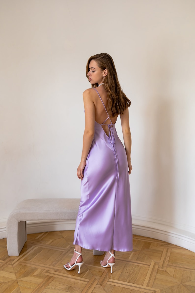slip bridesmaid dress