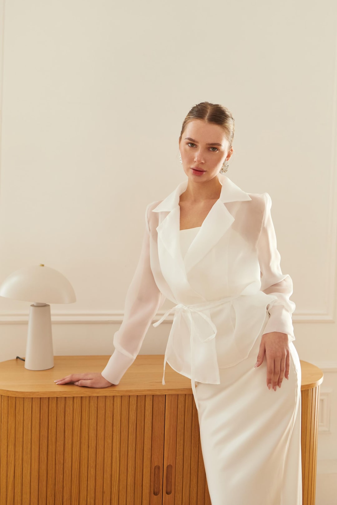 Wedding Gown Topper Bridal Topper Organza