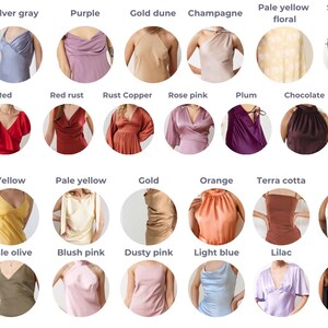 Violet silk slip midi dress Dark purple off shoulder straps back Elegant dress special occasion Dress bridesmaid wedding slip Kelly dress image 5