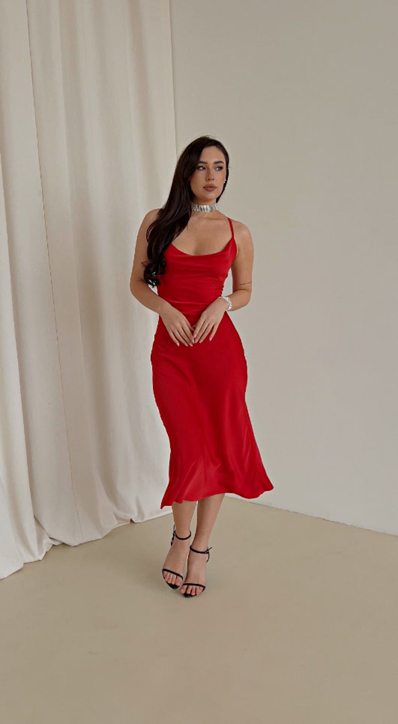 satin dress