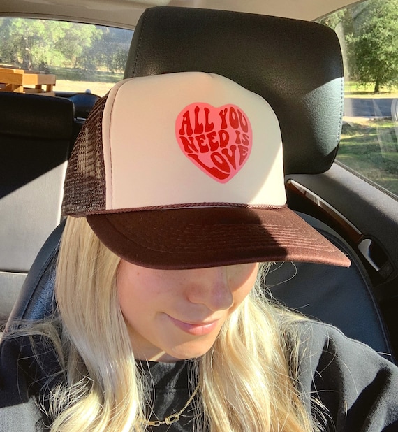 All You Need is Love Trucker Hat Trucker Hat Summer Trucker Hat