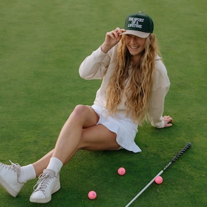The Sport Of A Lifetime Hat | Girls Golf Club | Girls Golf Hat | Embroidered Hat | Gifts For Her | Golf Hat | Golf Outfits | Cocktail |