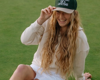 The Sport Of A Lifetime Hat | Girls Golf Club | Girls Golf Hat | Embroidered Hat | Gifts For Her | Golf Hat | Golf Outfits | Cocktail |