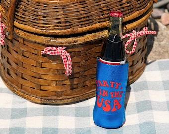 USA Can Cooler | 4th of July Can Cooler | 4th of July | America Can Cooler | 4th Of July Party Favor |