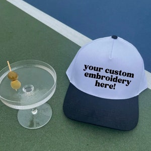 Custom Embroidery Trucker Hat | Custom Hat | Embroidered Trucker Hat | Custom Brand Trucker Hat | Custom Embroidery | Bachelorette Hat |