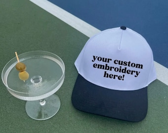 Custom Embroidery Trucker Hat | Custom Hat | Embroidered Trucker Hat | Custom Brand Trucker Hat | Custom Embroidery | Bachelorette Hat |
