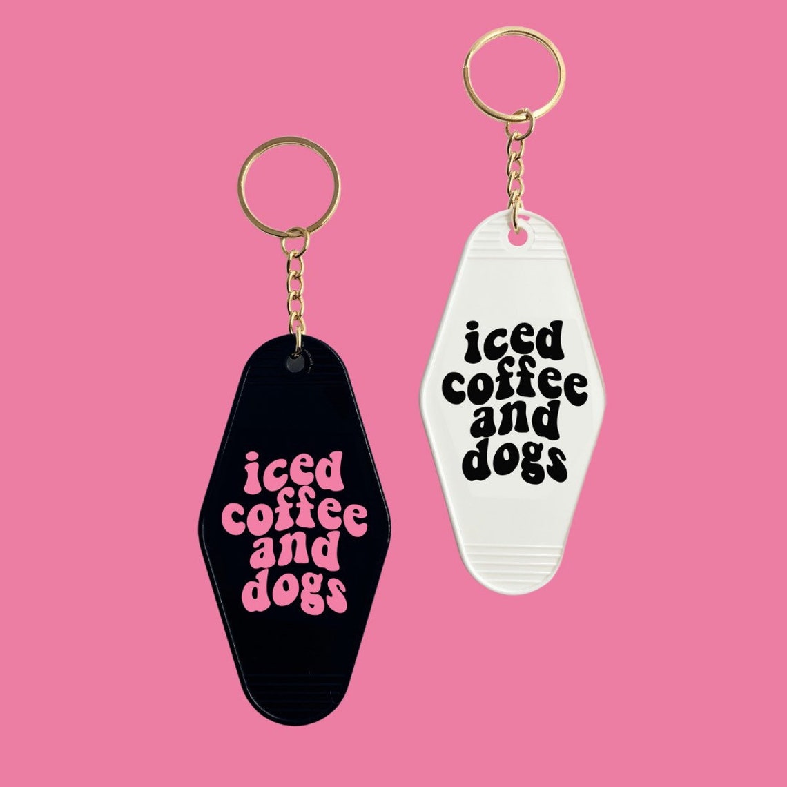 Vintage Motel Style Keychain Motel Keychain Retro Inspired Etsy