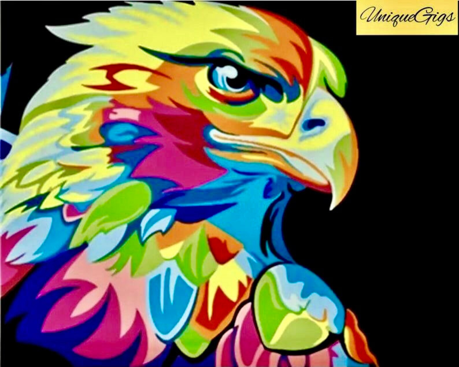DIY Paint By Numbers On Canvas Diy paint by number kit Diy Etsy