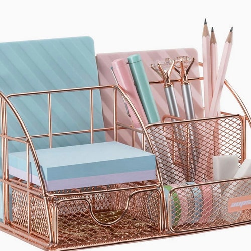 AUPSEN Desk Organizer Mesh Office Supplies Desk Accessories Etsy