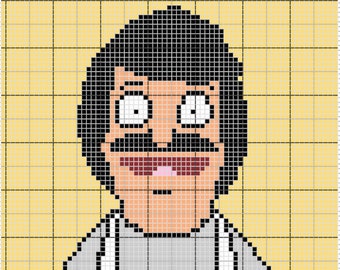Bob/'s Burgers Graphgan Corner to Corner LARGE C2C Blanket Crochet Pattern Afghan Dancing Linda Belcher