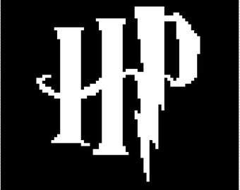 Harry Potter Hp Logo Etsy