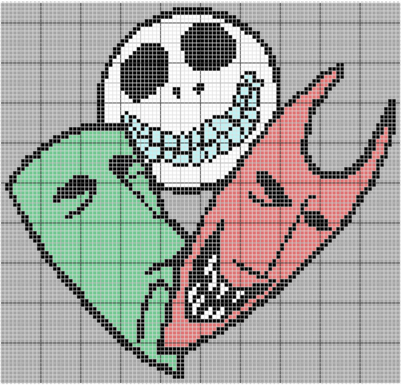 Lock Shock and Barrel C2C Blanket Crochet Pattern Graphgan Etsy