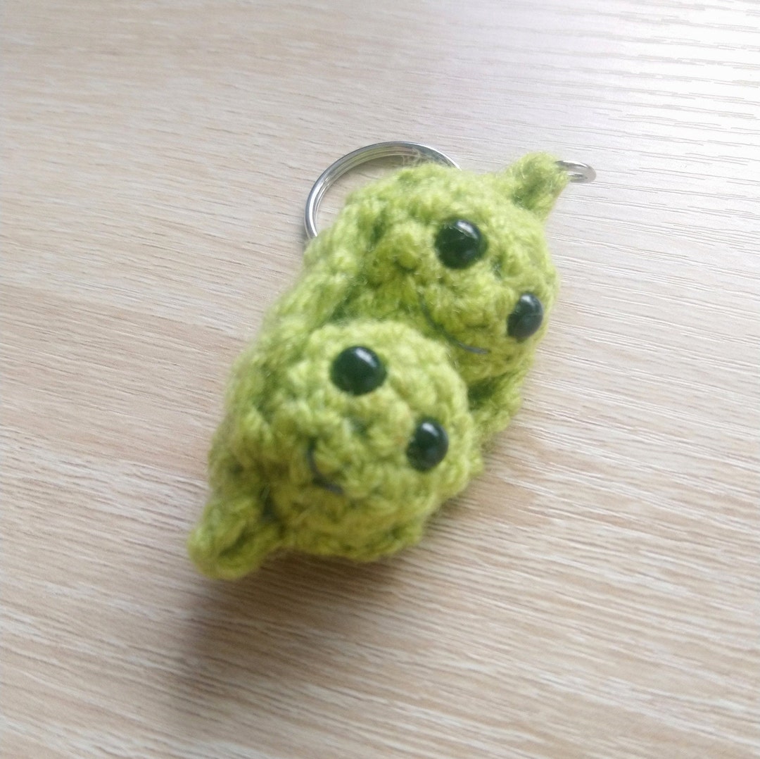 2 Peas in a Pod Keyring Etsy
