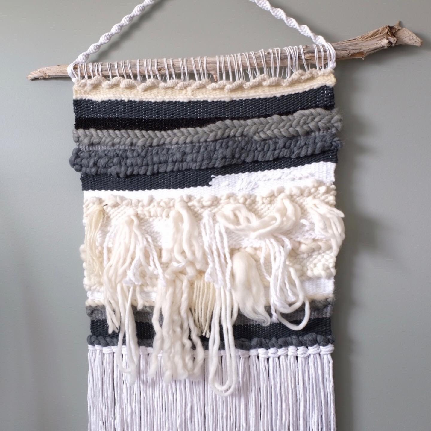 Black and white wall hanging Etsy