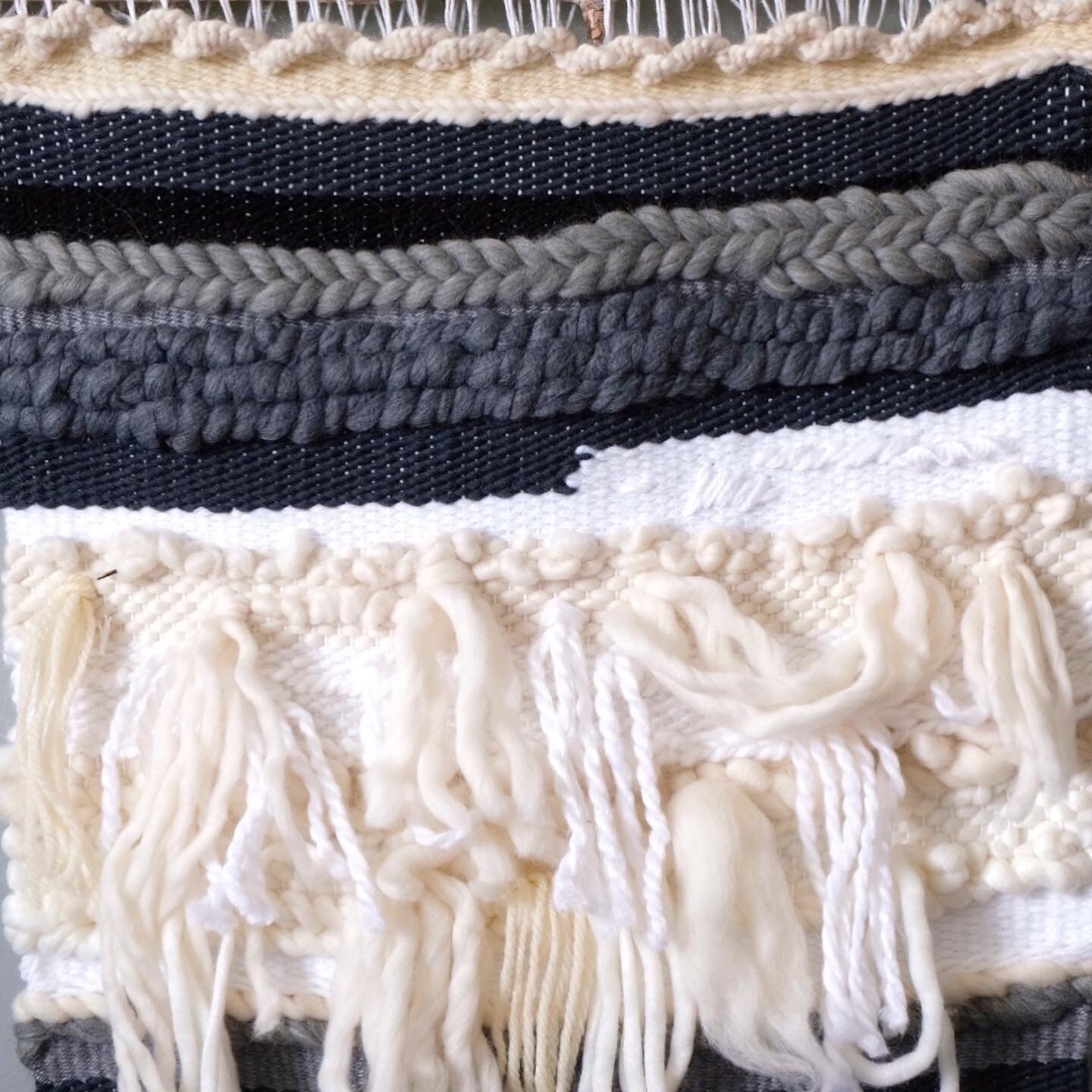 Black and white wall hanging Etsy