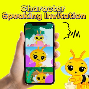 Video invitacion abejita chiquitita, video invitacion abejita plim plim, abeja plim plim invitacion