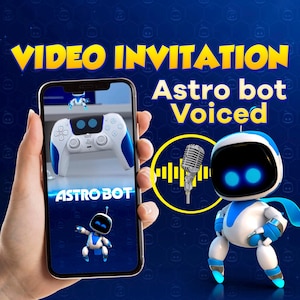 Convite de vídeo do bot astro, convites digitais, festa de aniversário com cartão do bot astro, convite de vídeo, convites do astro, cartão personalizado