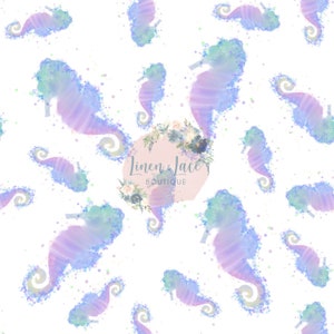 Seahorse,Watercolor,Ocean,Under The Sea,Water,Seamless,Digital,Paper,Design,Clipart,Printable,Background,Pattern,Print,Fabric Printing,JPEG