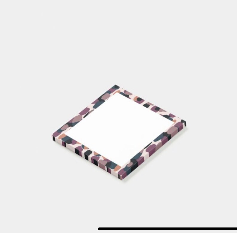 Custom Stationery Sticky Notes Floral Sticky Notes Office Supplies Teacher Gift Flower Stationery Secretary Gift Sticky Notepad