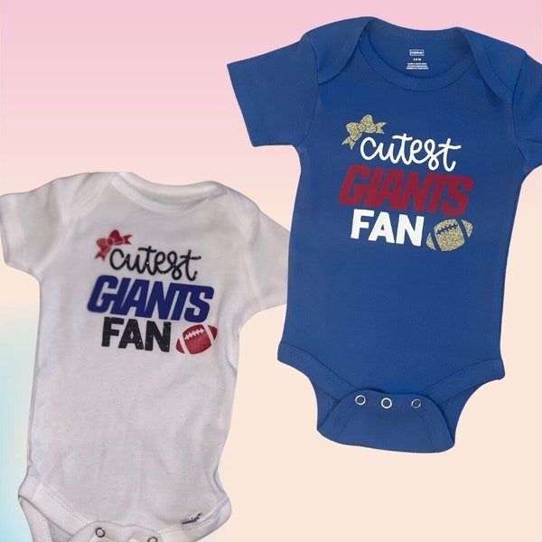 Cutest Giants Fan Onesie | NFL | Football Fan