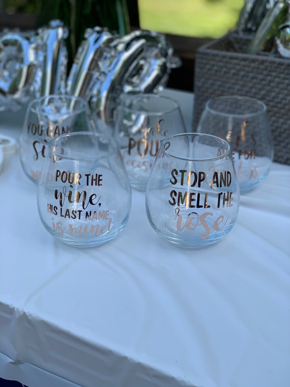 Bachelorette party glasses hotsell