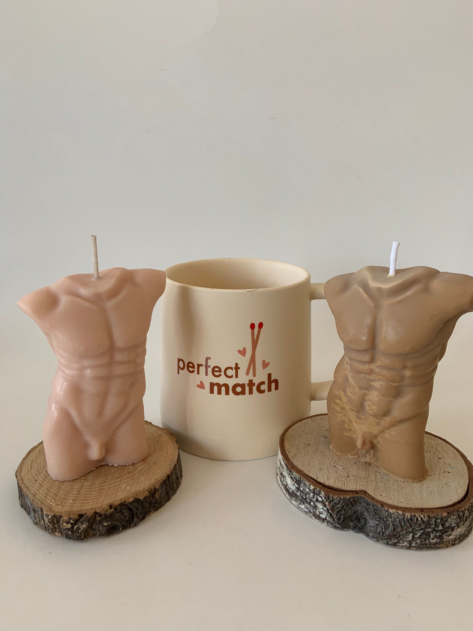 Body Shaped Candle Decorative Soy Candle Etsy