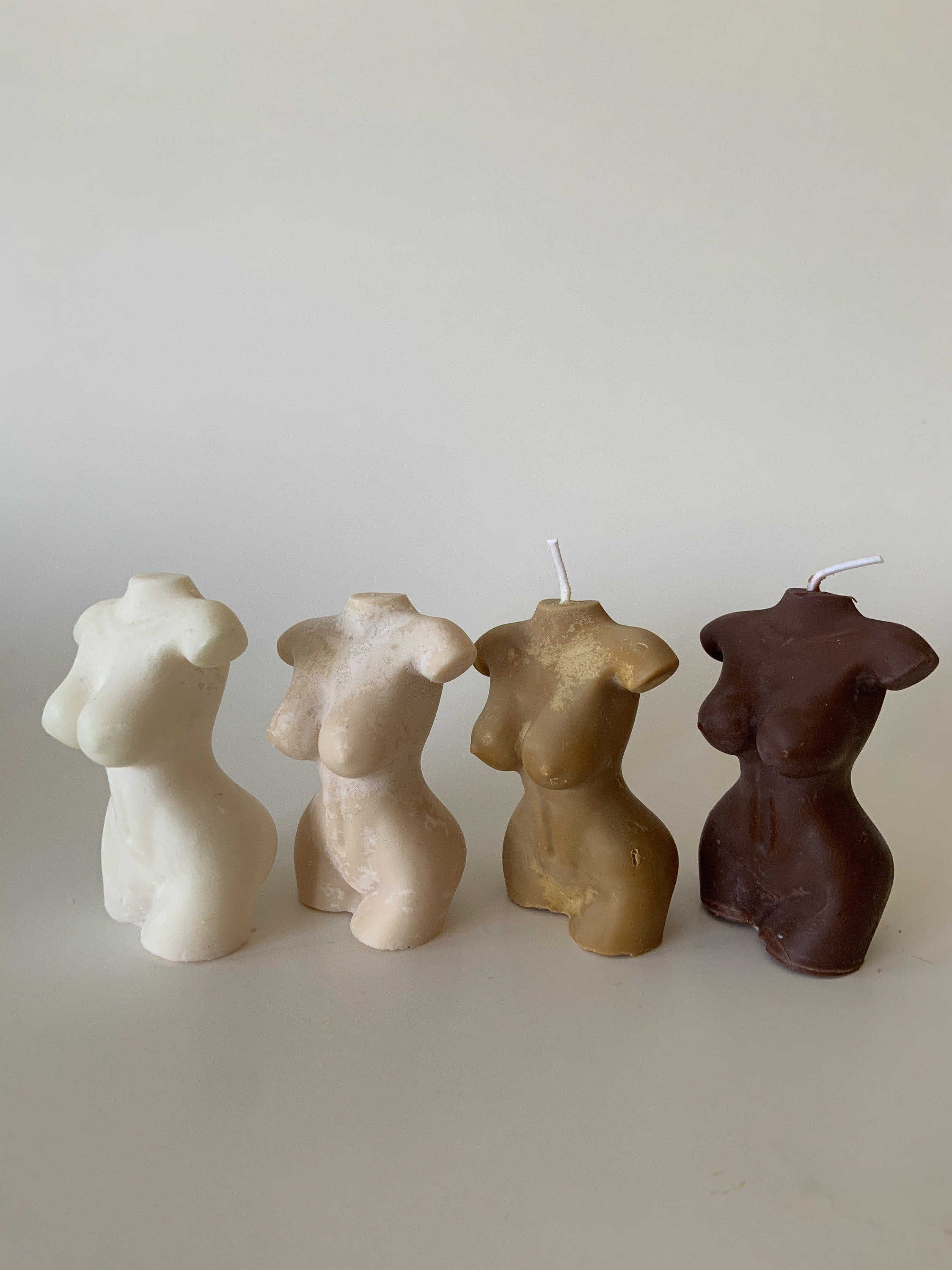 Statement Body Candle With Card 4 Colors Female and Male Etsy