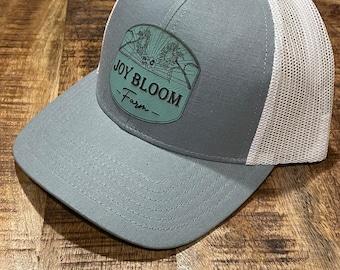 Custom Leather Patch Hat