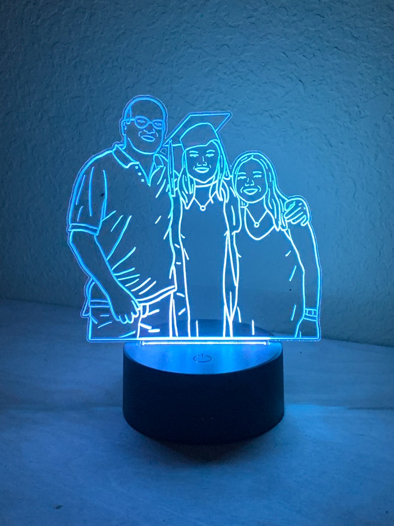 Custom LED Acrylic Light Personalized With Your Photo | Creative Gifts For Family That They Will Really Want