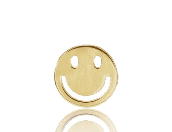 Smiley Threadless Push Pin Flat Back – STONE AND STRAND