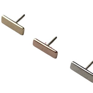 14k solid gold bar - Labret bar - threaded labrets - labret pin - cartilage earrings- helix - daith -rook - tragus - dermal