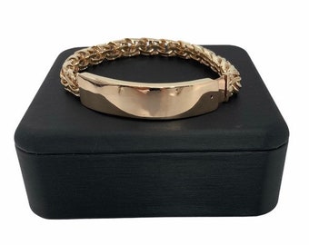 Chain Bracelet 9inches Gold Chino - Etsy