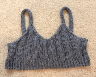 knitted bralette