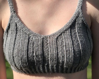 Knit Ribbed Bralette