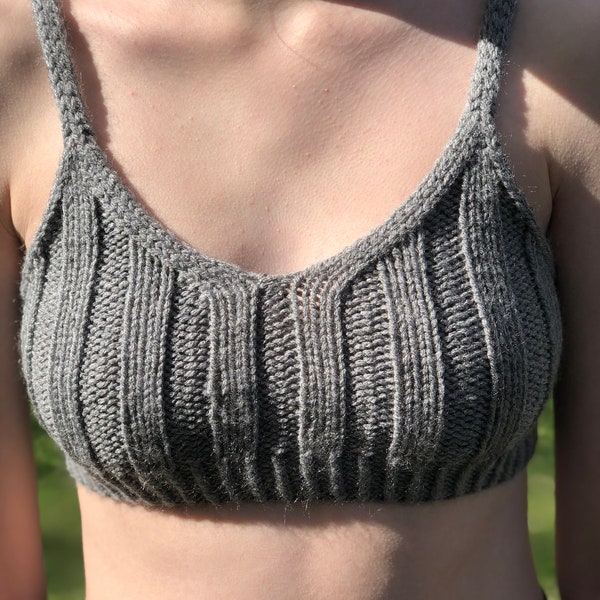 Knit Ribbed Bralette